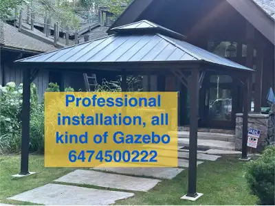 assembly of gazebo , View more