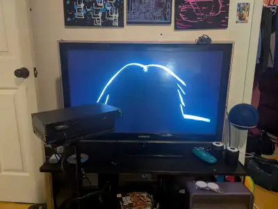 PS2 with controller & games, View more