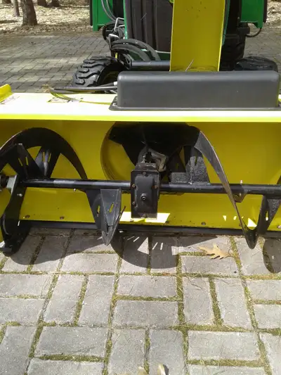 John Deere 47" front snowblower with quick hitch, View more