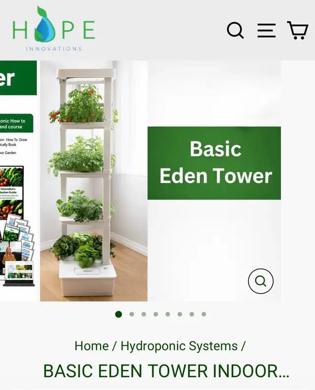 Hydroponic Indoor Garden - Eden Tower