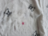 Set - Pillow Cases with skulls and stars - rockabillly /goth