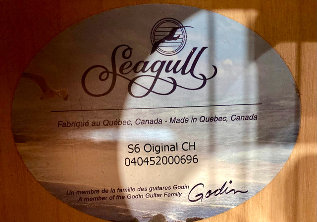 Seagull S6 Original Concert Hall Acoustic Guitar in Guitars in Oshawa / Durham Region - Image 3