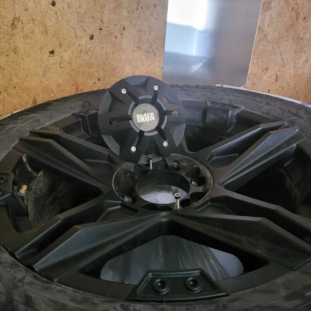 Black Iron Rims. in Tires & Rims in Victoria - Image 4