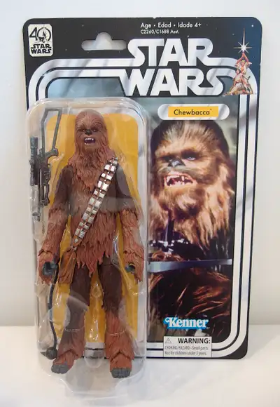 STAR WARS 40th ANNIVERSARY CHEWBACCA 6” ACTION FIGURE, View more