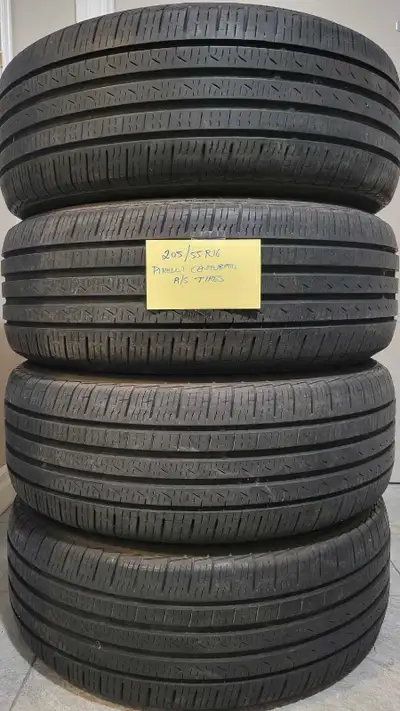 Got a set of Pirelli Cinturato P7 all season tires in very good condition. Came off a 2010 Mazda3. N...