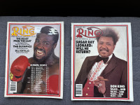 2 Vintage THE RING BOXING MAGAZINE February &  October 1984