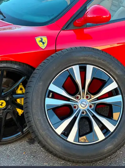 +++++ sale ++++ A nice set of Volvo XC60 winter wheels 18 inch, with Michelin X-ice Snow - ZERO km t...