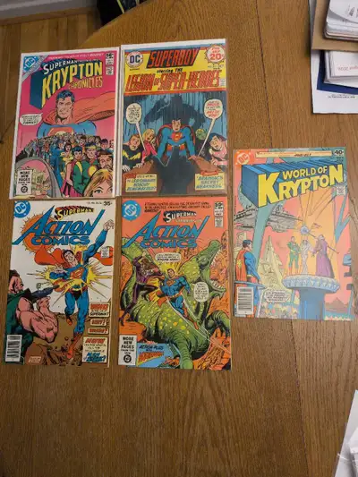 Vintage DC Superman Comic Bundle , View more