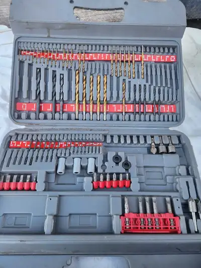 Ryobi Drill Bit Set with case.Tools..Missing some pieces, View more