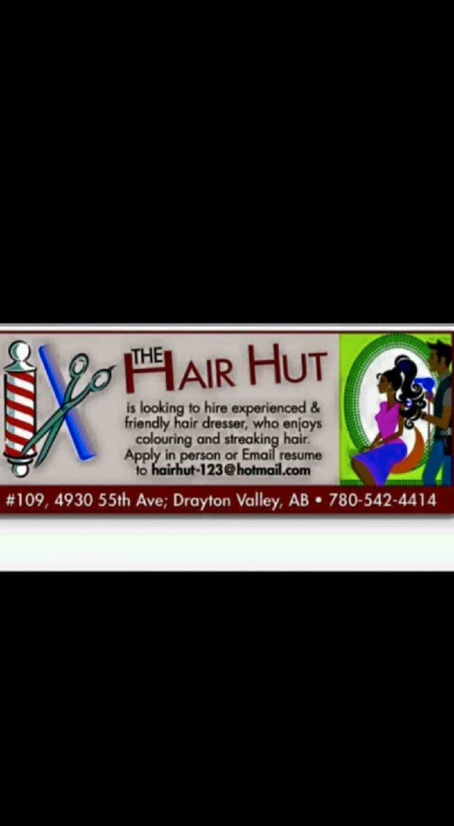 hairdresser/barber  in Hair Stylist & Salon in St. Albert