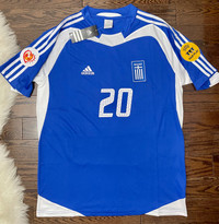 Greece KARAGOUNIS Retro 2005 Soccer Home Jersey Vintage