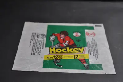 1977-1978 OPC WHA hockey card WRAPPER 15 cent O PEE CHEE, View more