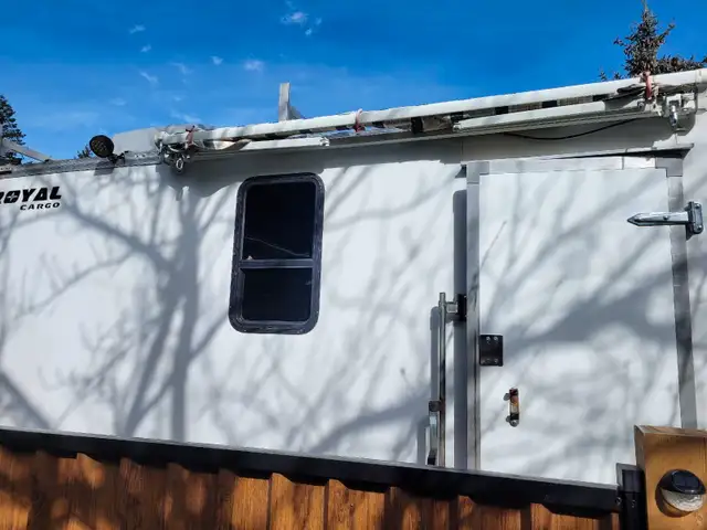 7x14 Cargo/Enclosed Partially Camperized Trailer in Cargo & Utility Trailers in Hope / Kent - Image 4
