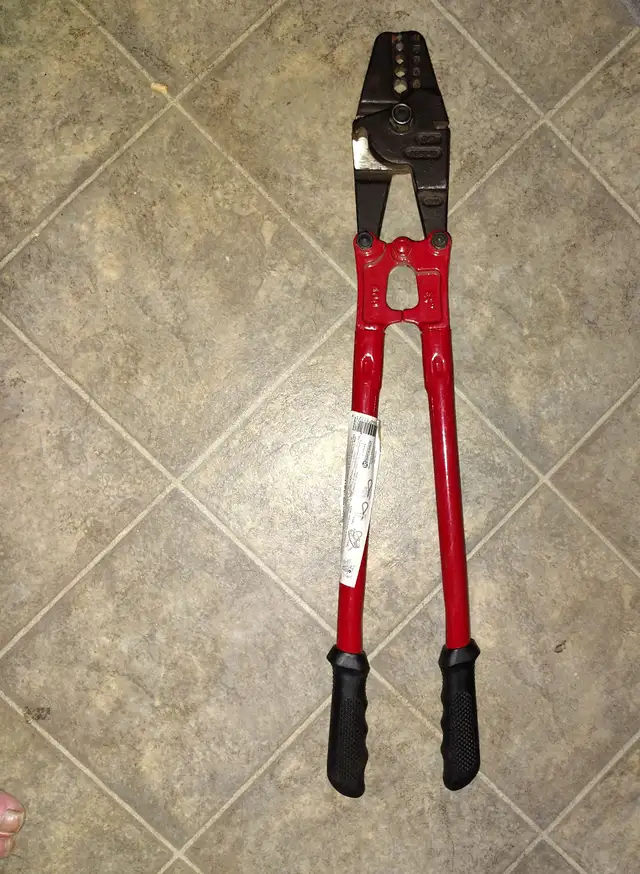 24" heavy duty hand swager and cable crimping tool