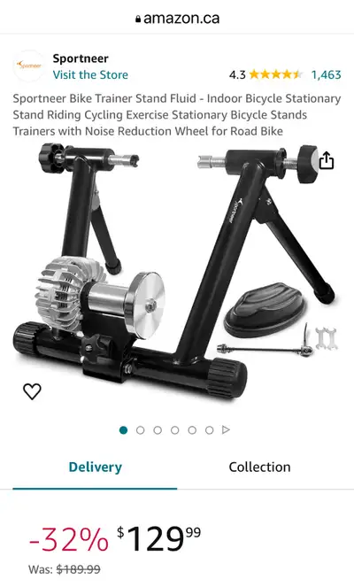 Sportneer bike trainer stand, View more