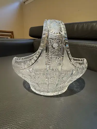 Queen Anne Crystal Basket, View more
