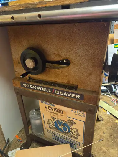 vintage Rockwell/Beaver Table saw New motor- see pictures $50 or make me an offer