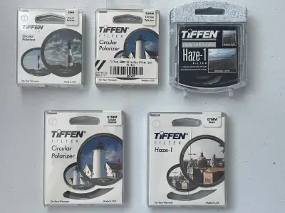 Tiffen Camera Lens Filter 43 52 67 mm Circular Polarizer Haze-1, View more