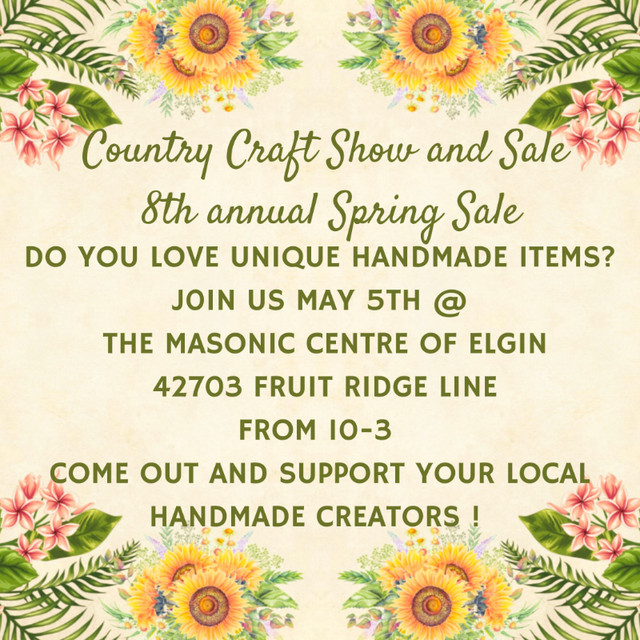 8th Annual Country Craft Show in Events in London