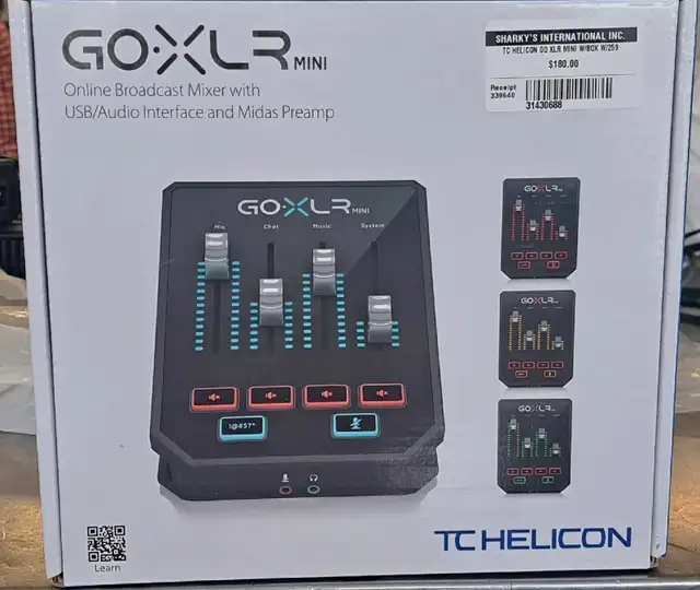 TC HeGO XLR Mini Broadcast Mixer(31430688) in Performance & DJ Equipment in Calgary - Image 2