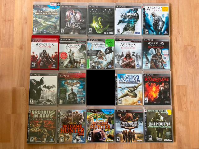 Lot de jeux PS3 - 5e jeux gratuit | Sony PlayStation 3 | Ville de Québec |  Kijiji