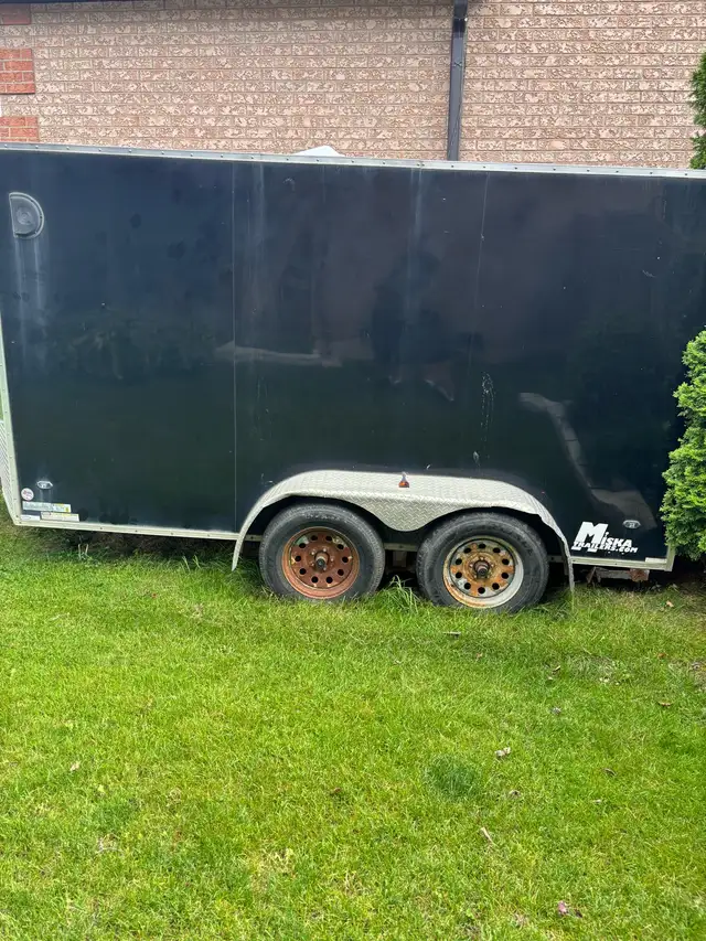 6x12 enclosed trailer with ramp door in Cargo & Utility Trailers in Markham / York Region - Image 4