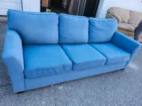 Blue IKEA couch