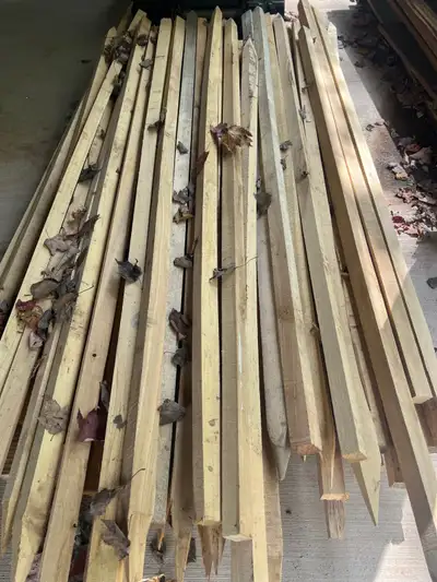 Hardwood stakes approx 6feet to the tip , View more