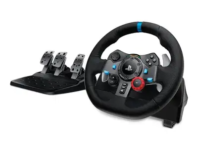 Video Game Racing Seat and Steering Wheel+Pedals, View more
