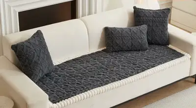 Soft Quilted Sofa Cushion., View more