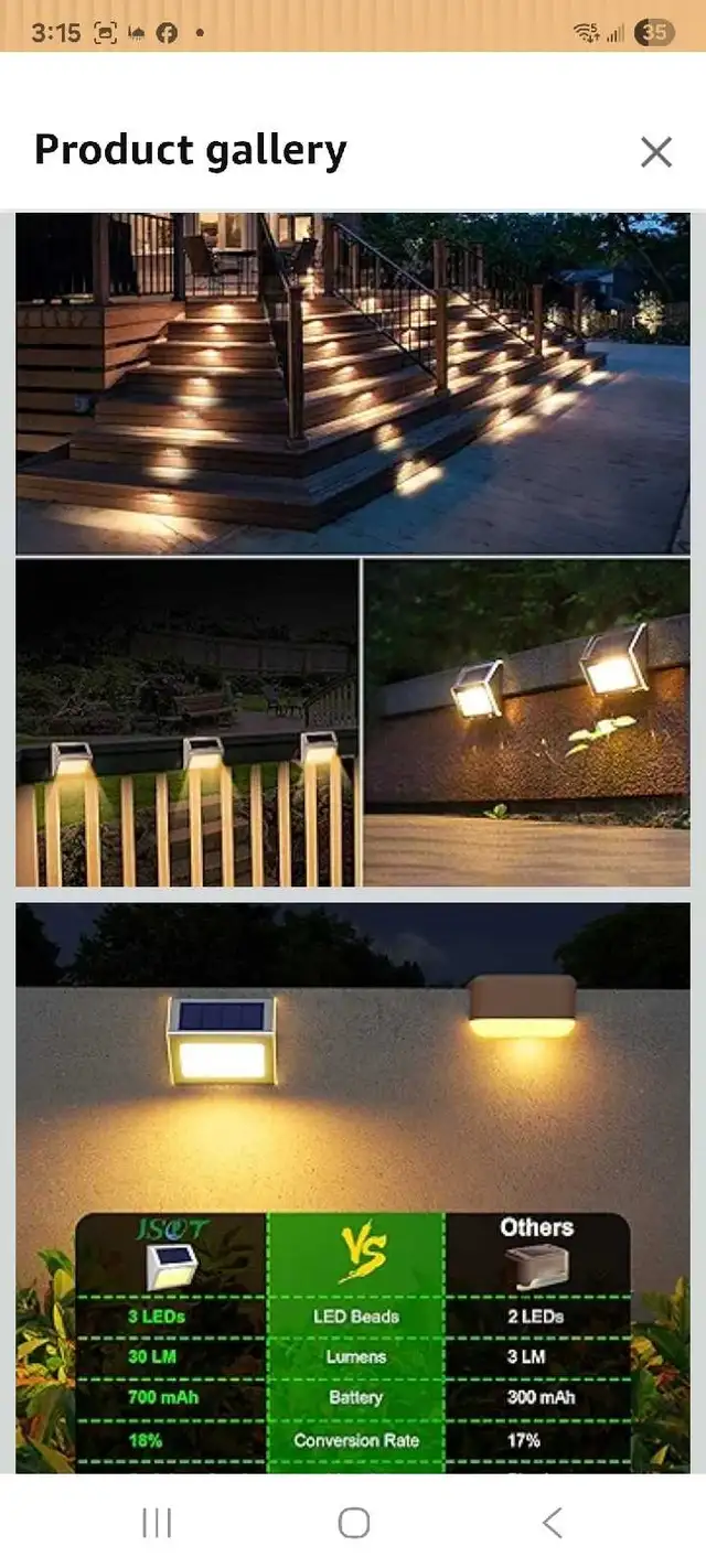 JSOT Solar Deck Lights in Outdoor Lighting in Kitchener / Waterloo - Image 4