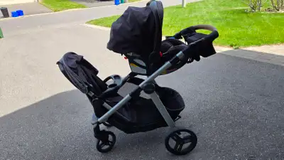 Graco Nest2Grow Double Stroller + Infant Car Seat & Base, View more