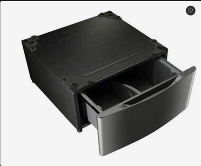 (LG) Washer and (Kenmore) Dryer 27" Black Pedestal, View more