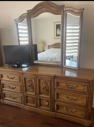 Ensemble Complet de 8 mrx chambre en chêne massif / complète 8 p, View more