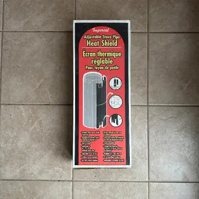 New heat shield for stove, adjustable from 22.5in to 42in. Two available. Please read in full and vi...