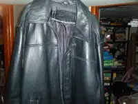 Men's Soft Leather Jacket Size L Excellent Condition