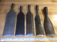 Antique woodworking chisels, gouges, slicks, timber chisels