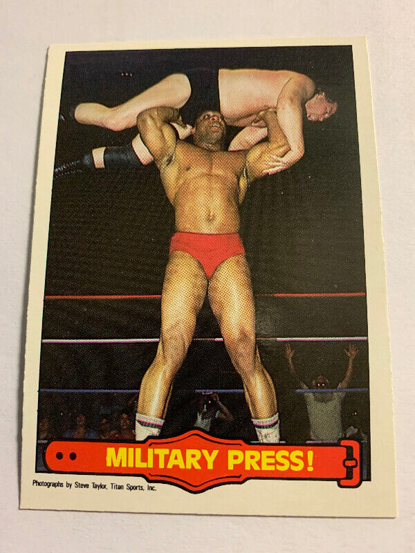 1985 Series 2 O-Pee-Chee WWF Wrestling #36 Tony Atlas Card dans Art et objets de collection  à Longueuil/Rive Sud