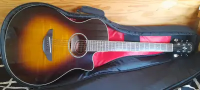 Yamaha APX600 electro acoustic guitar, View more
