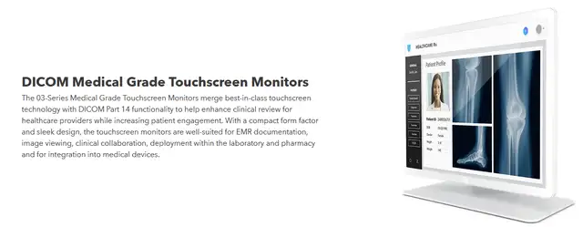 Elo Touch (1903LM) 19 inch Medical Grade Monitor in Monitors in Longueuil / South Shore - Image 3