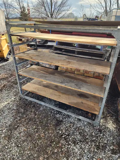 This is a great shelf for a garage, shed or seacan. You can use some of the shelves or all depending...