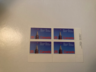 Canada Peace Tower Stamp Block, MNH, View more