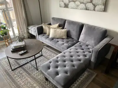 Structube TODD - Interchangeable Sectional - Slate Grey, View more