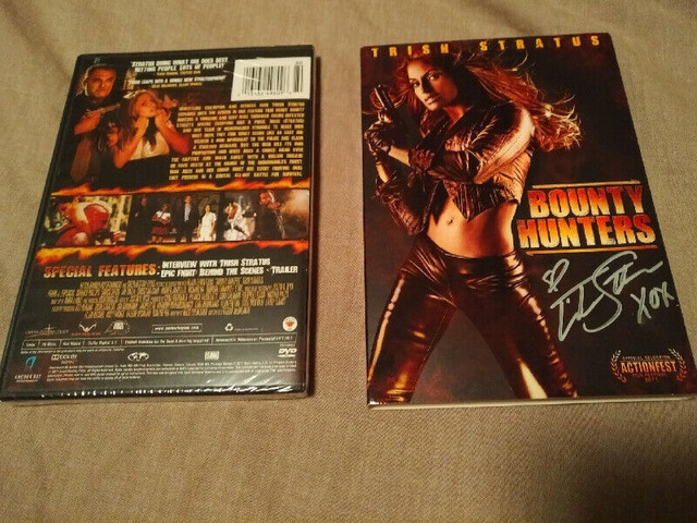 Trish Stratus Signed DVD Bounty Hunters Never Opened in Arts & Collectibles in City of Toronto - Image 3