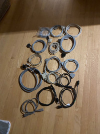11 in total  Variety Parallel Series Printer Computer Cables 
