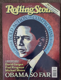 ROLLING STONE MAGAZINE # 1085 AUGUST 20, 2009 - OBAMA cover