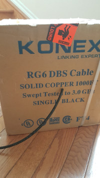 RG6 DBS Coax TV Cable-500ft