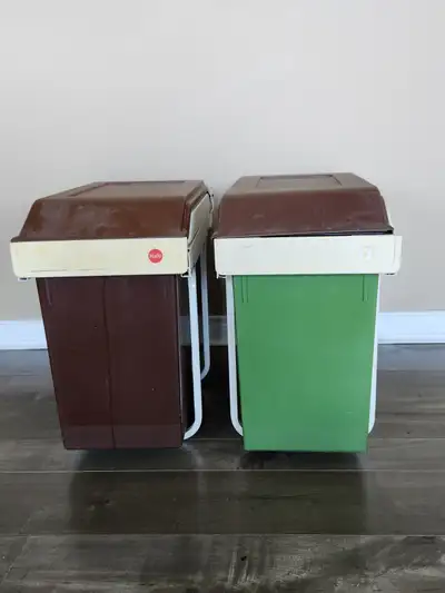 Garbage/Recycling bins, View more