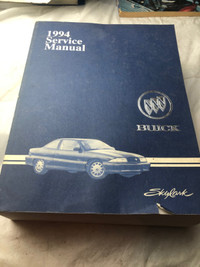 VINTAGE 1994 BUICK SKYLARK FACTORY SERVICE MANUAL #M0894