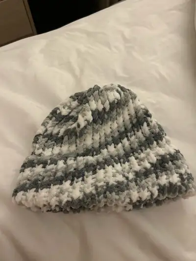 hand knit hat, View more